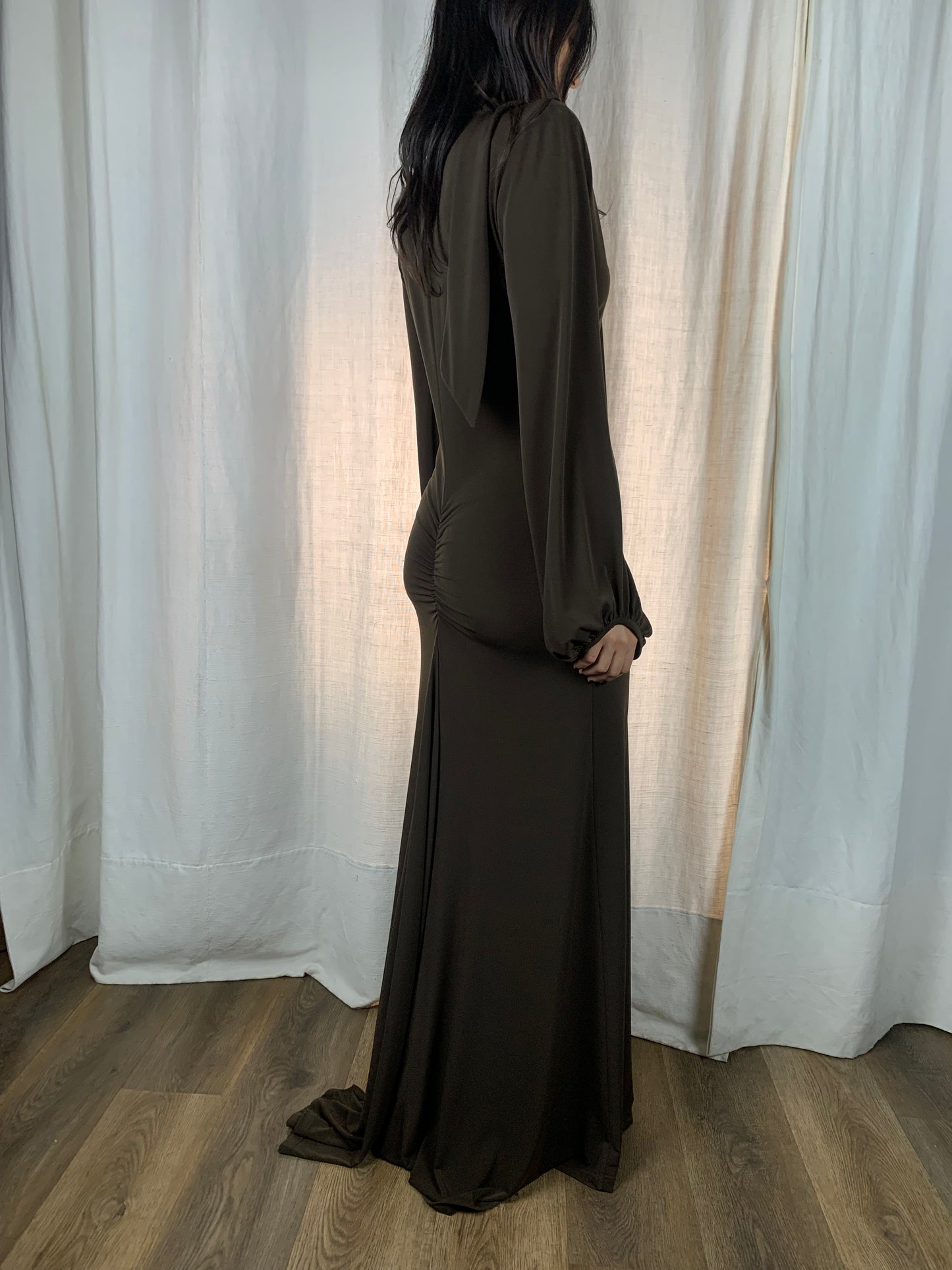 Abito sirena cioccolato