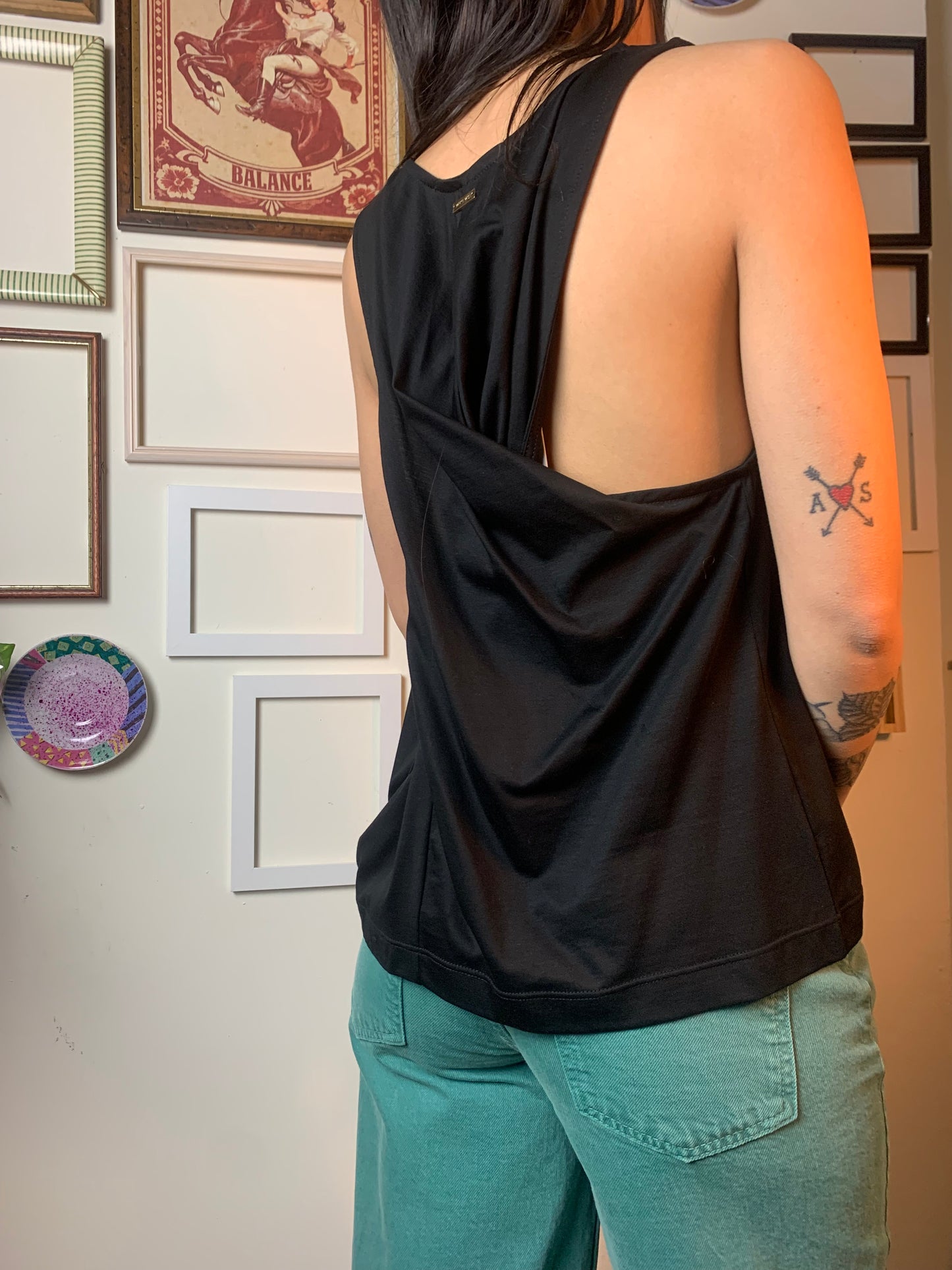Maglia nera intreccio