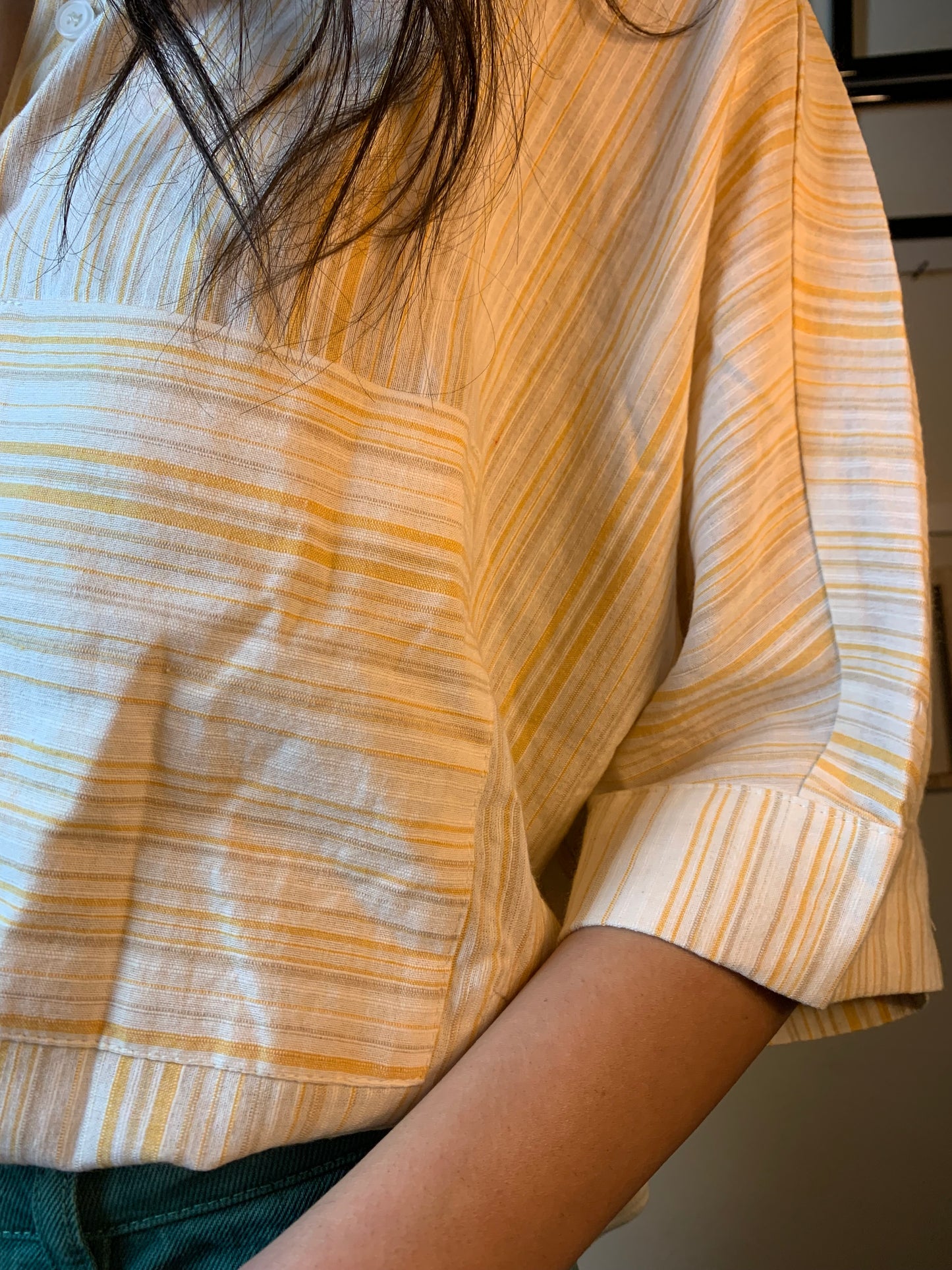 Blusa Scatoletta righe arancio