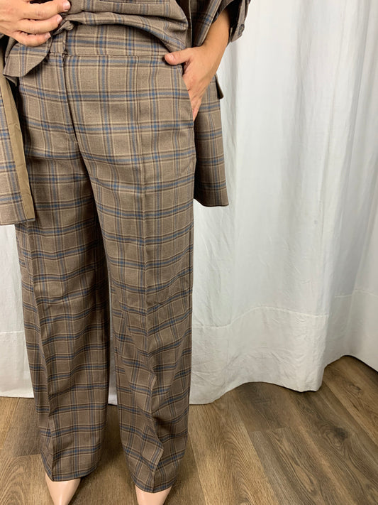 Pantaloni completo tartan