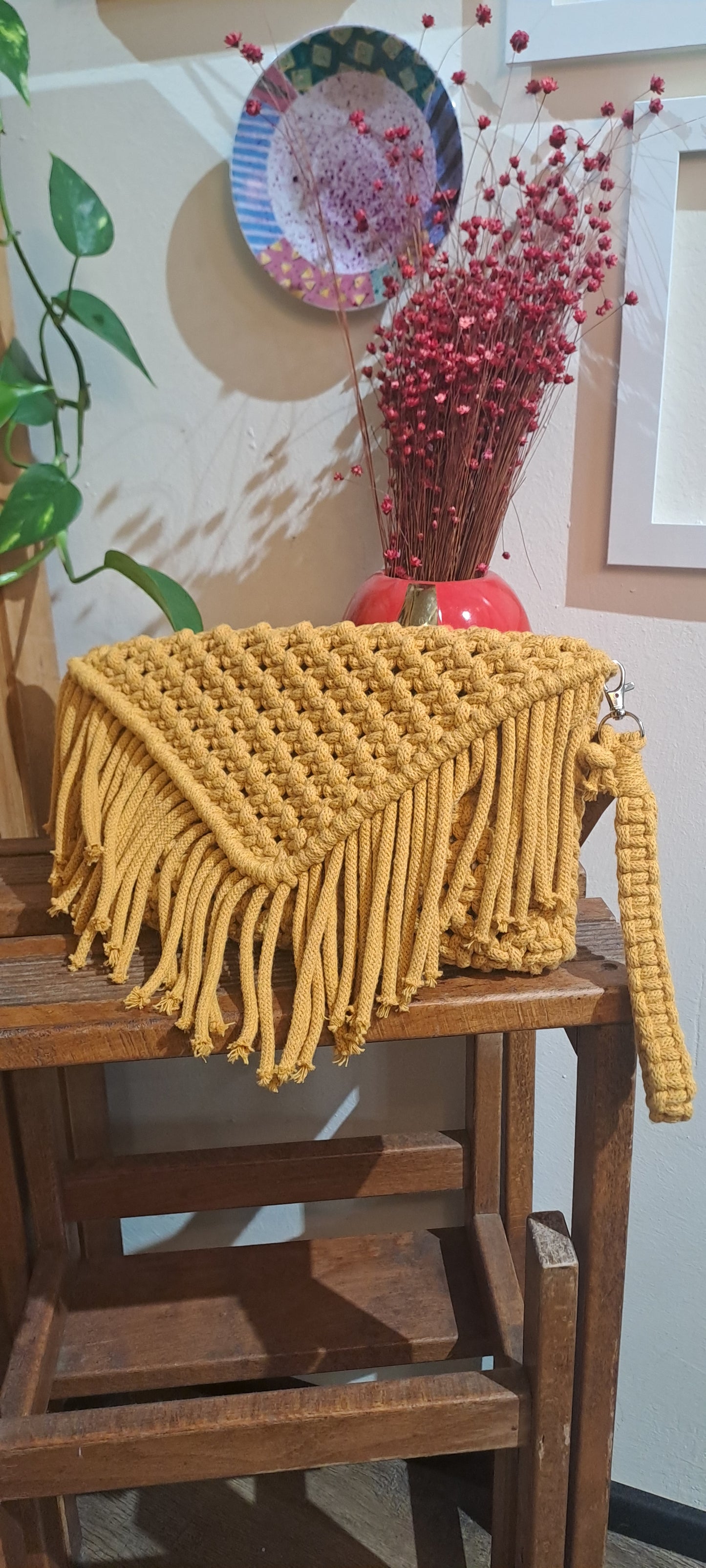 Pochette a bustina macramè