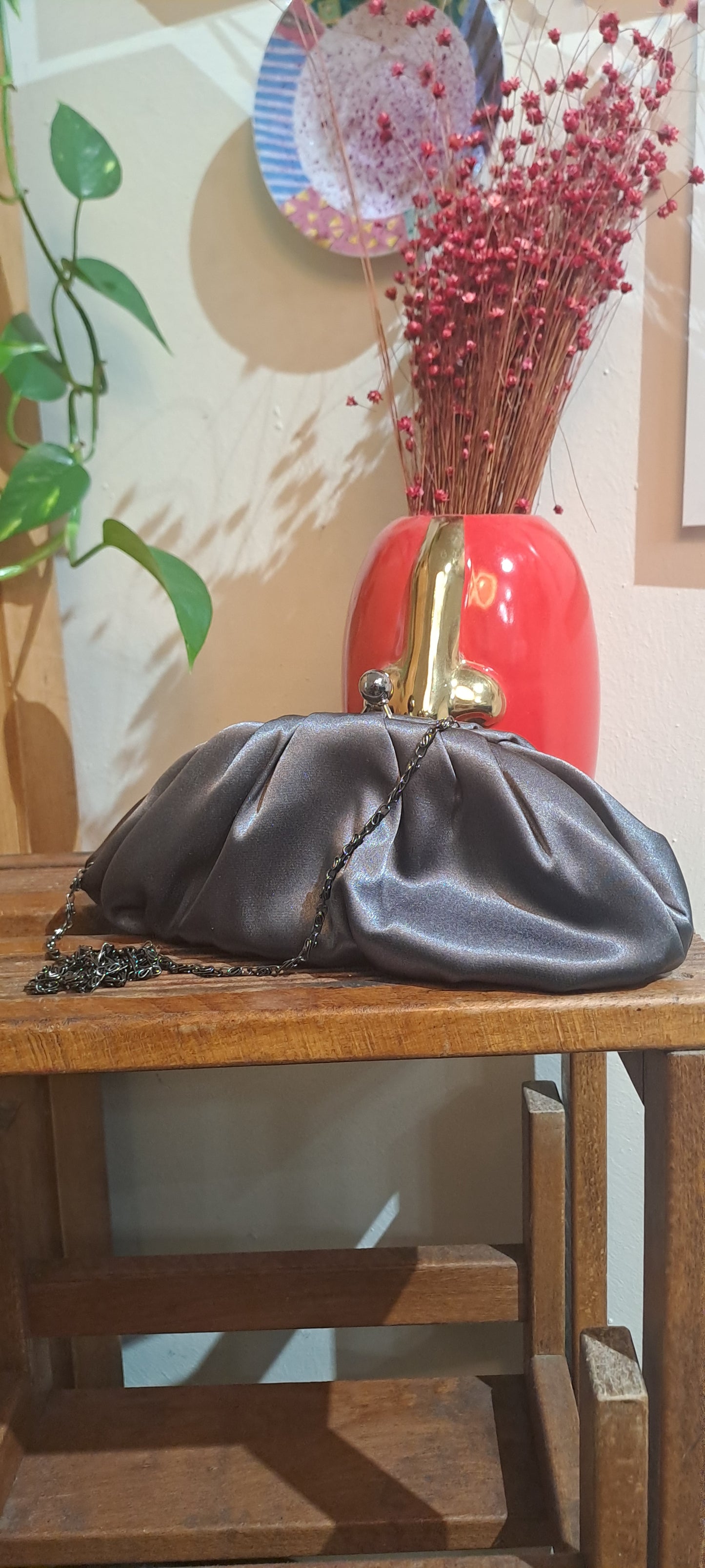 Pouchette Raso gray
