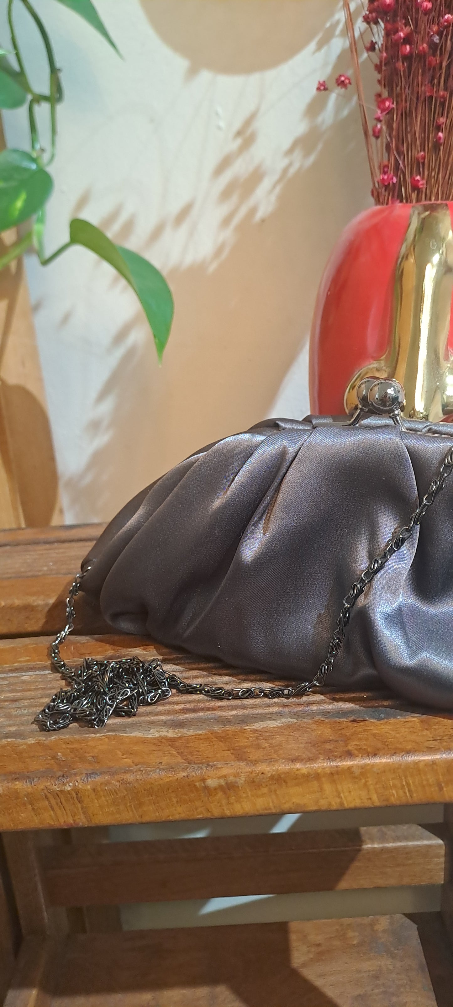 Pouchette Raso gray