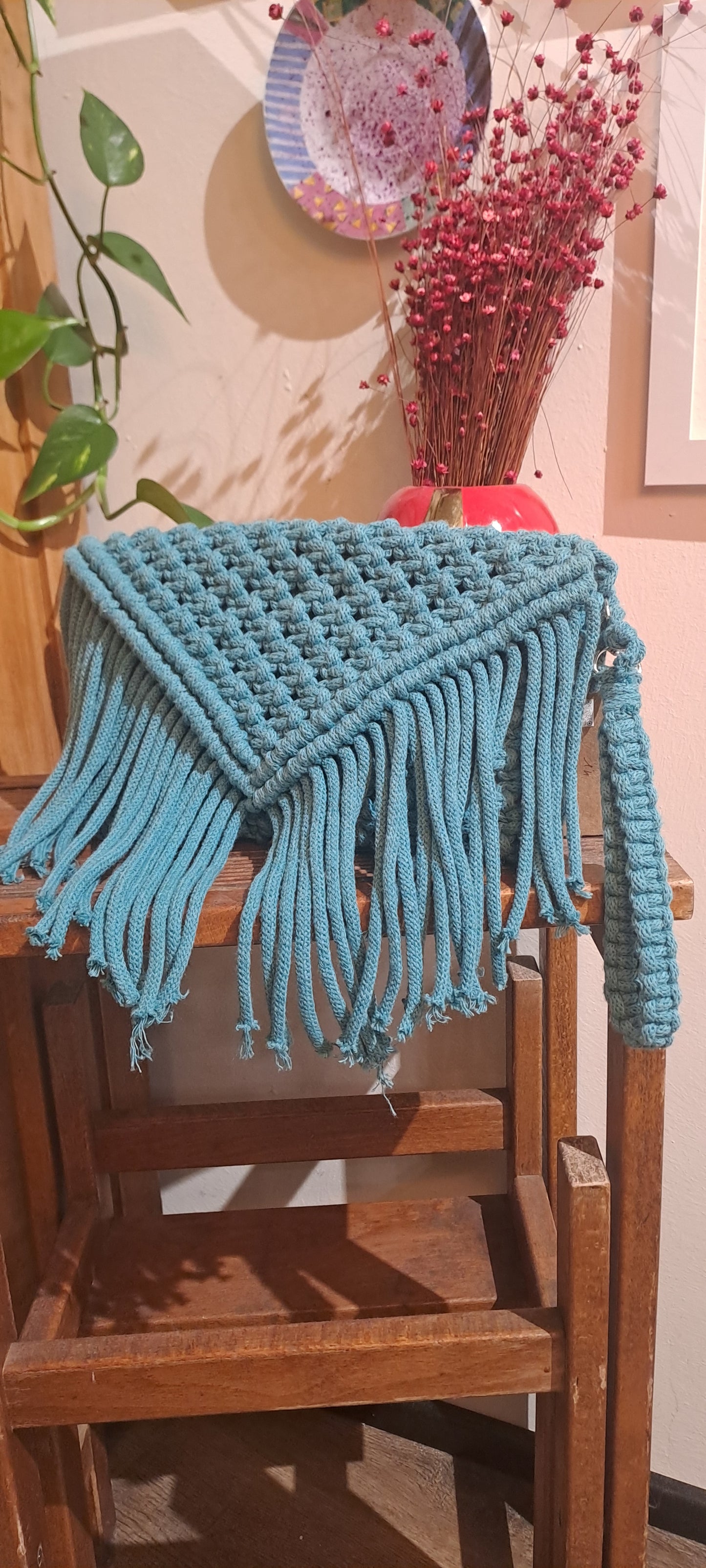 Pochette a bustina macramè