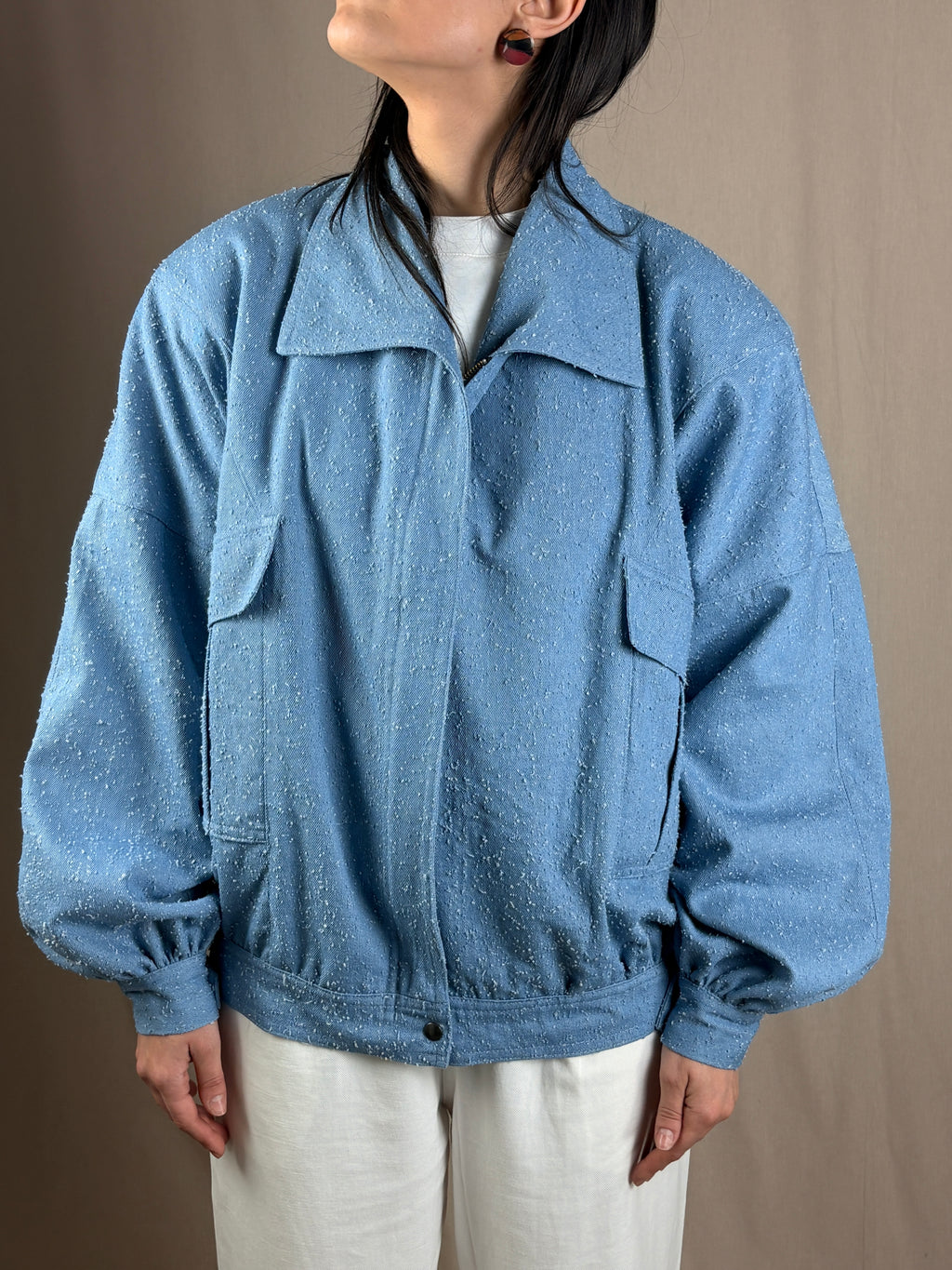 Bomber AURA Denim boucle