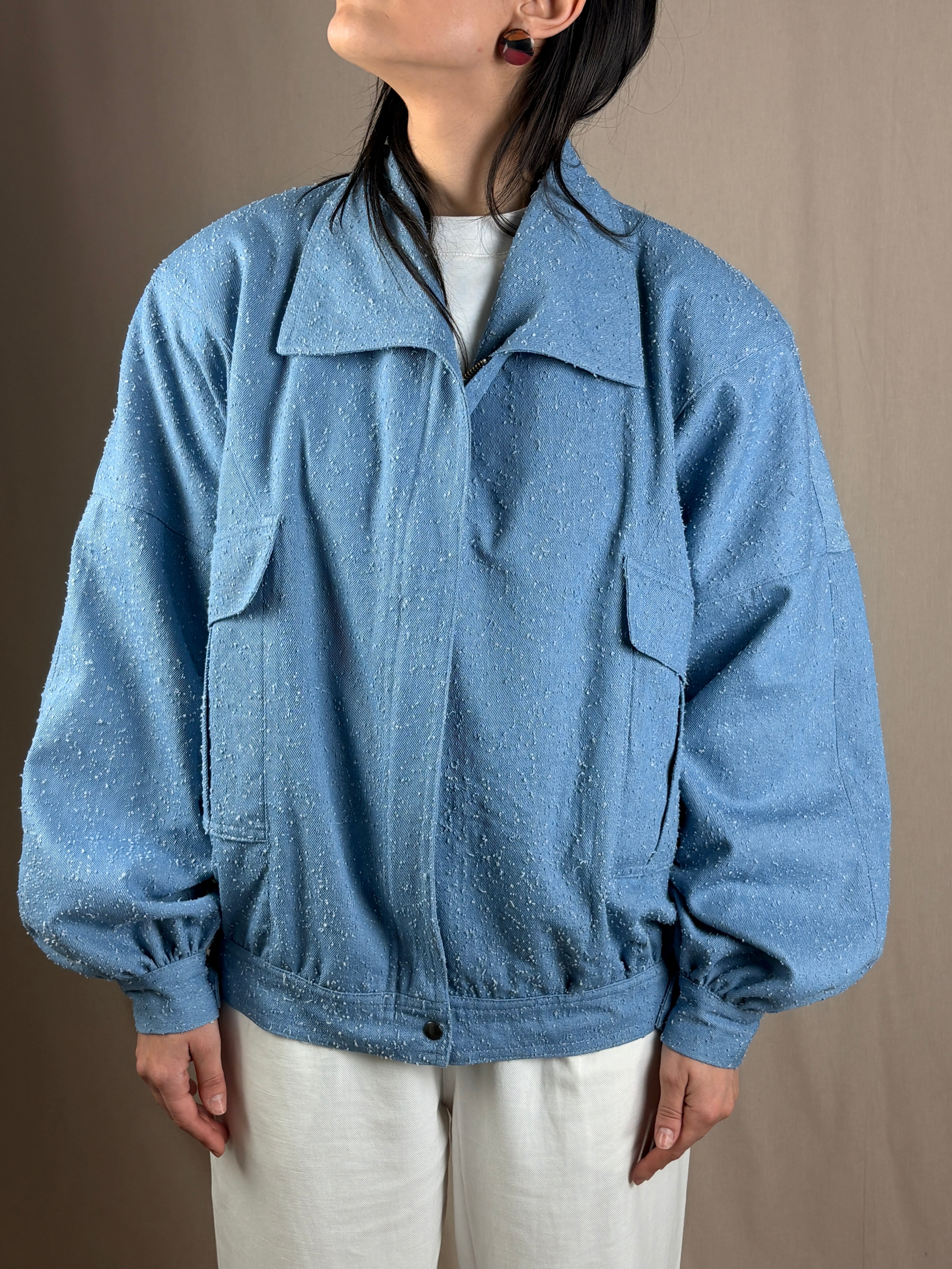 Bomber AURA Denim boucle