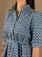 Robe dentelle Saint Gall Denim