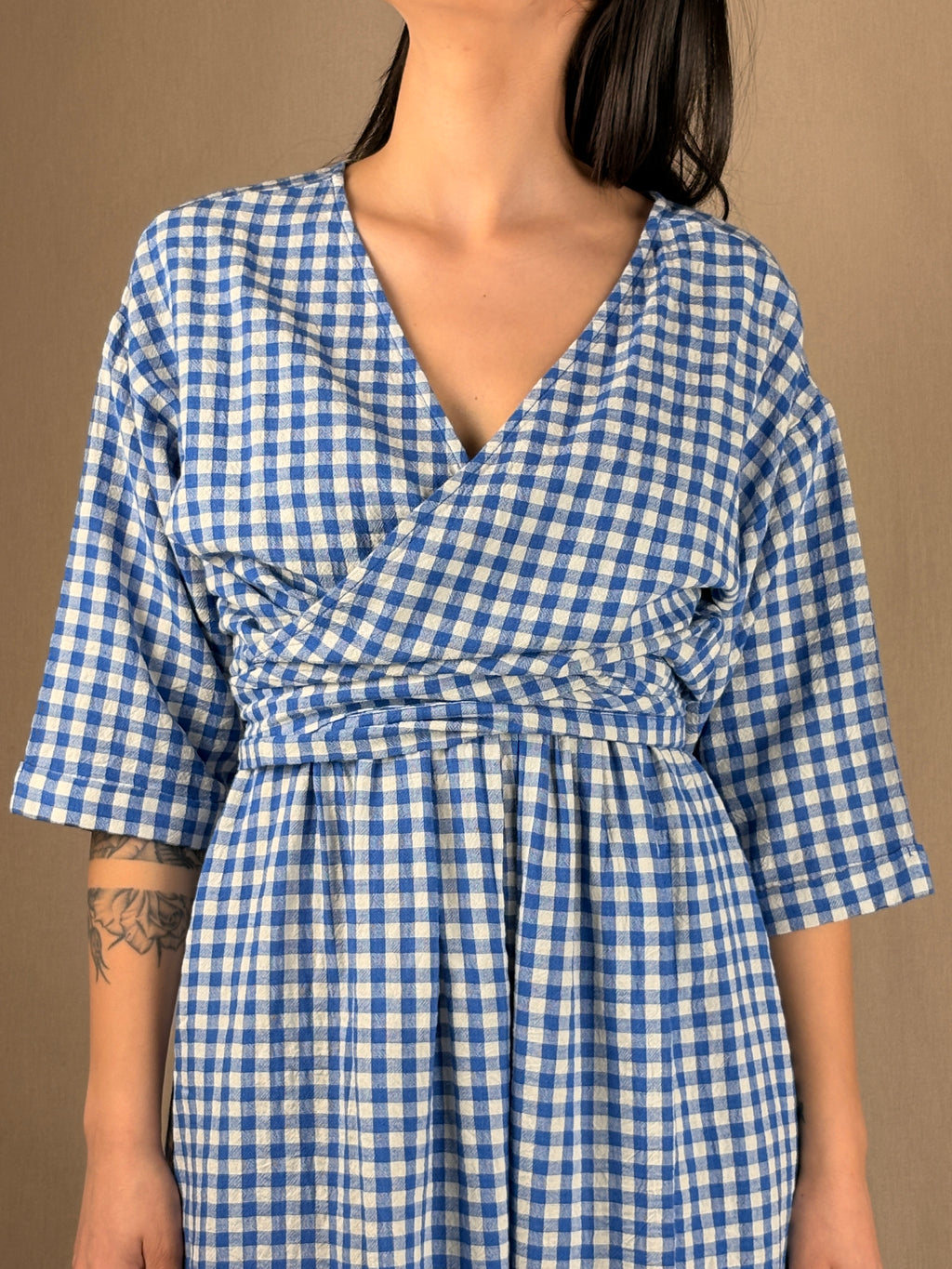 Top Vichy Bluette