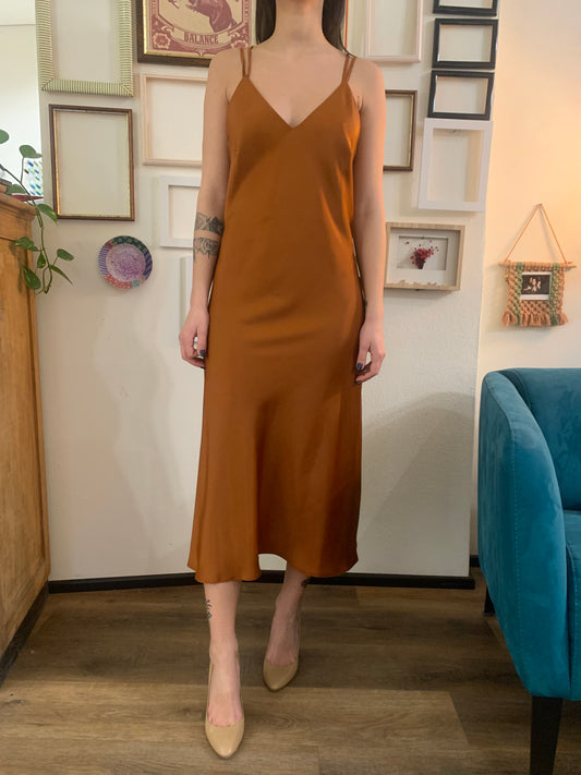 Slip Dress caramello