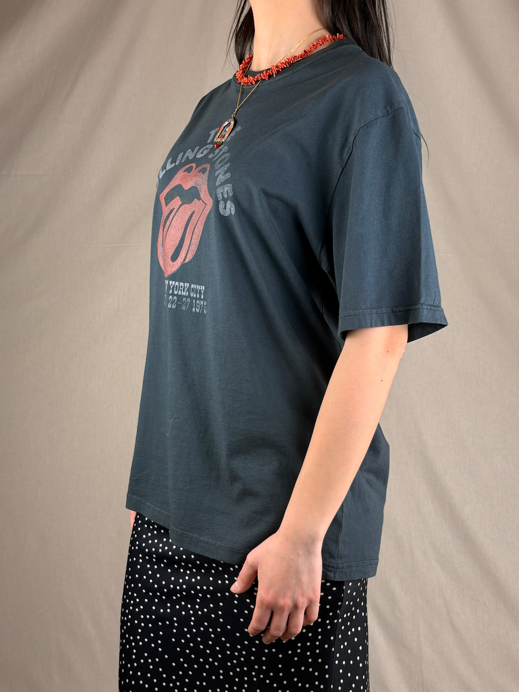 T-shirt the Rolling Stones lingua