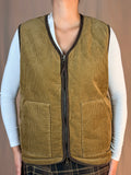 Gilet reversibile full zip double velluto