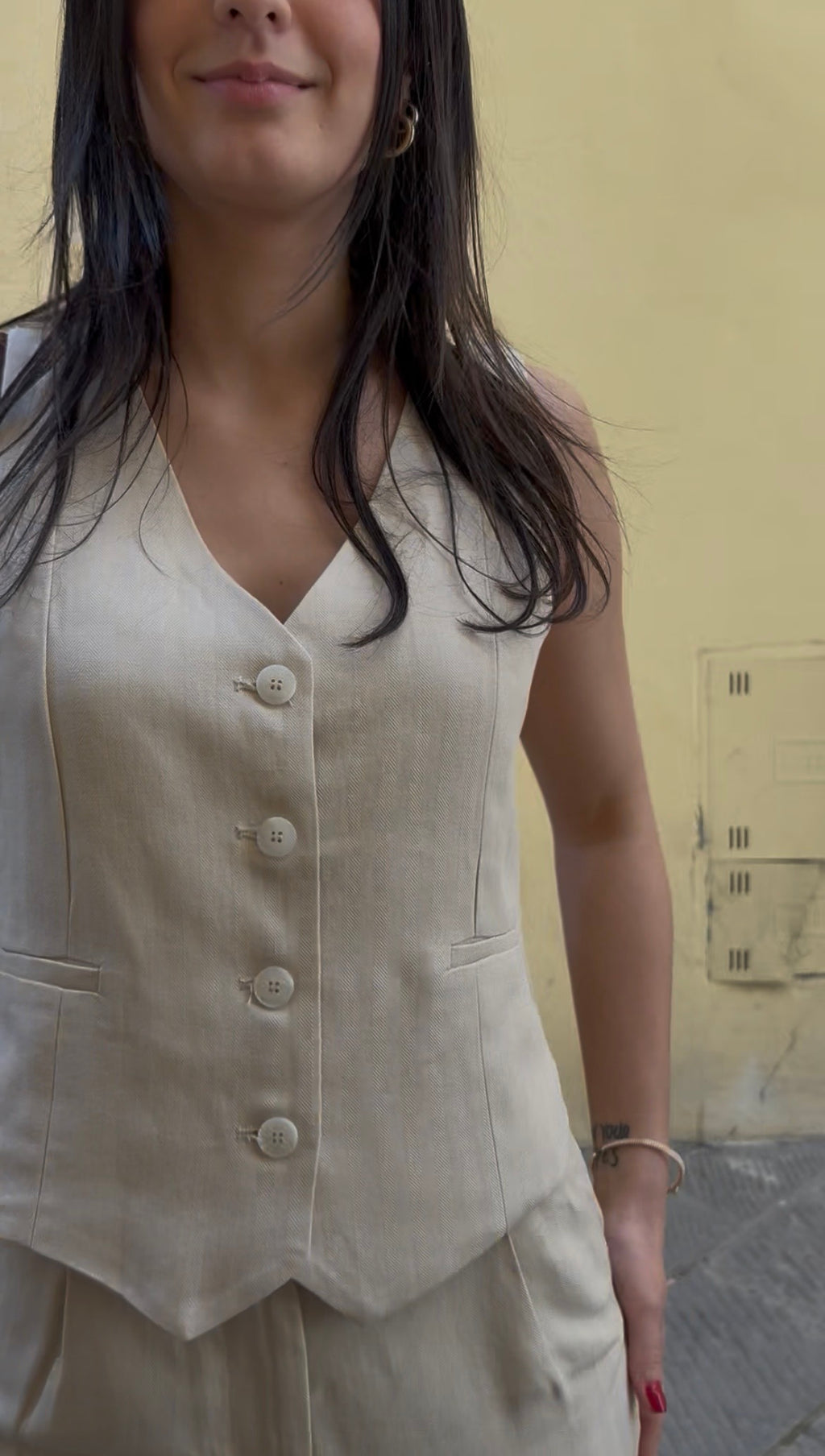 Gilet Completo Vaniglia