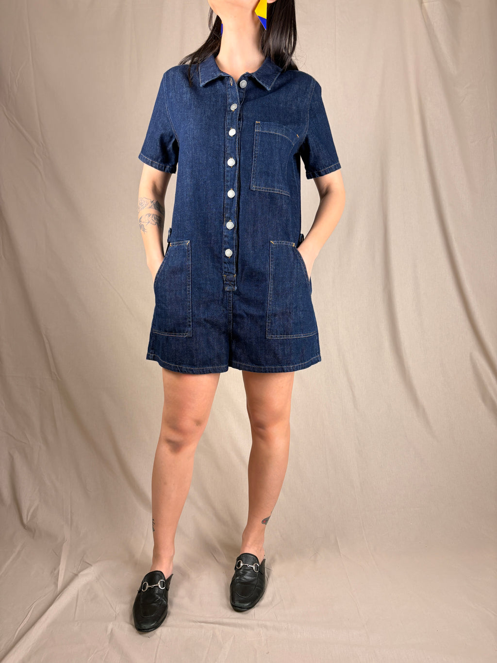 Jumpsuit 100%cotone Denim