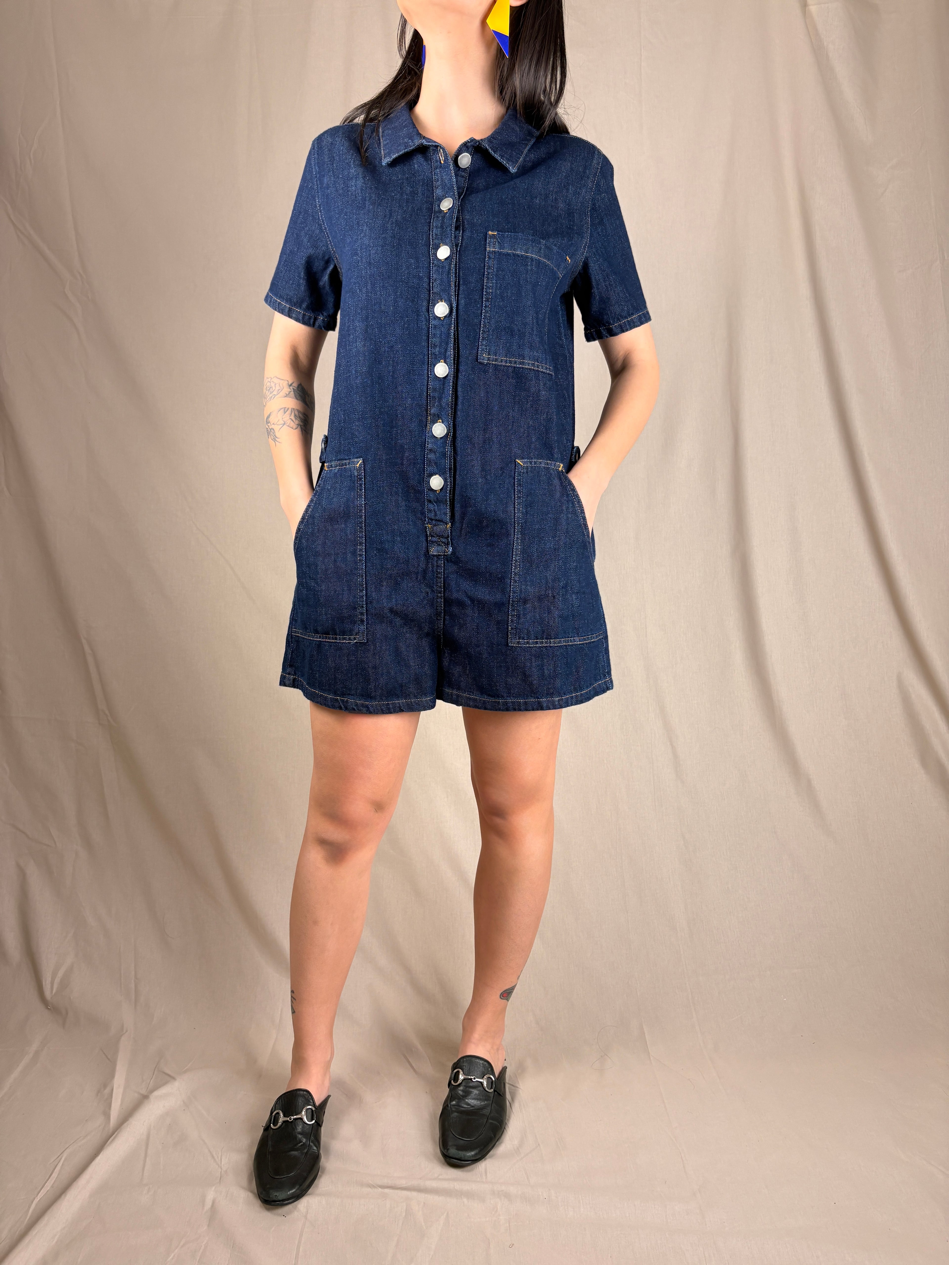 Jumpsuit 100%cotone Denim