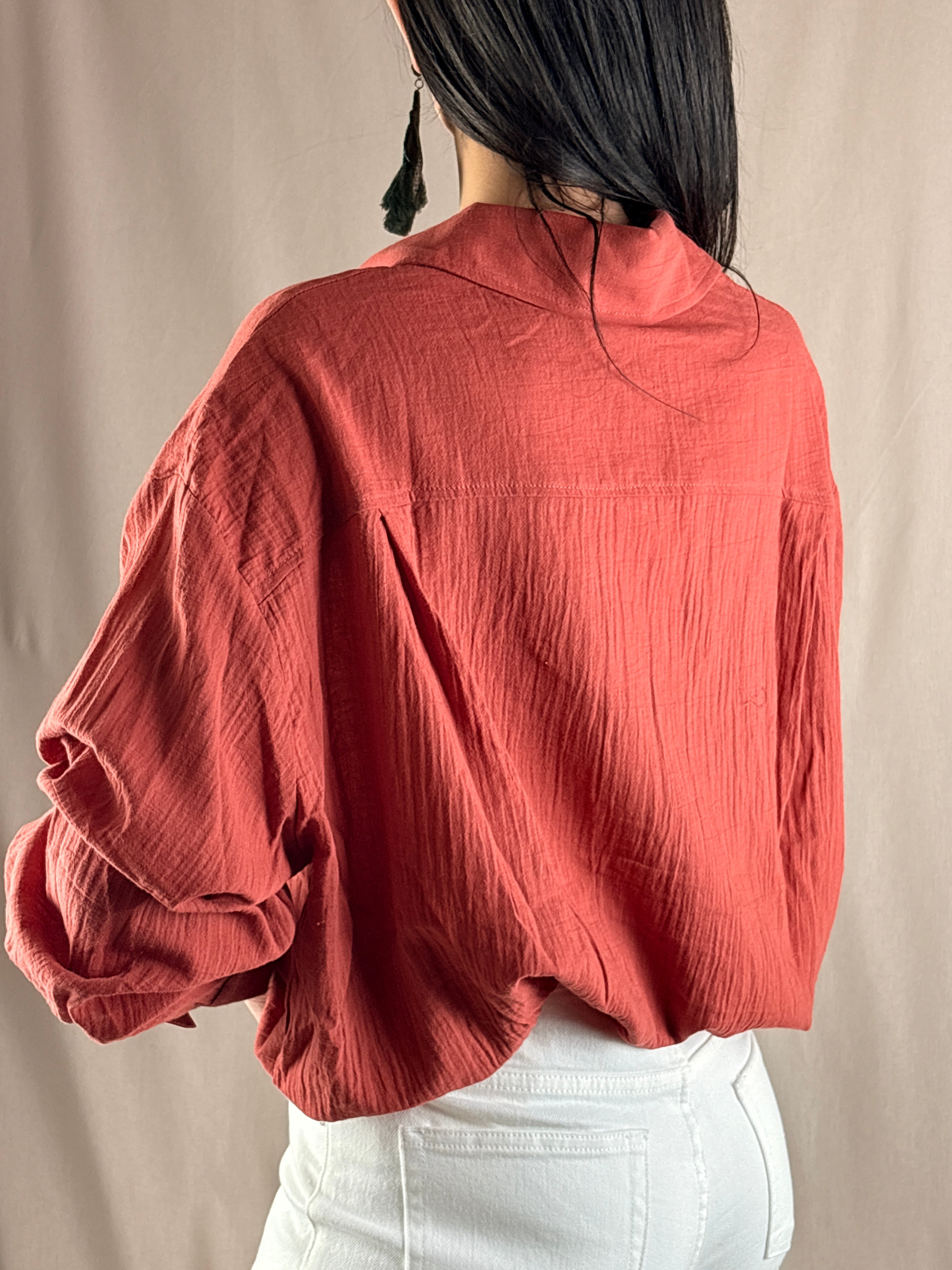 Chemise gaufrée