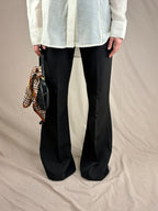 Pantalon patte d'éléphant noir