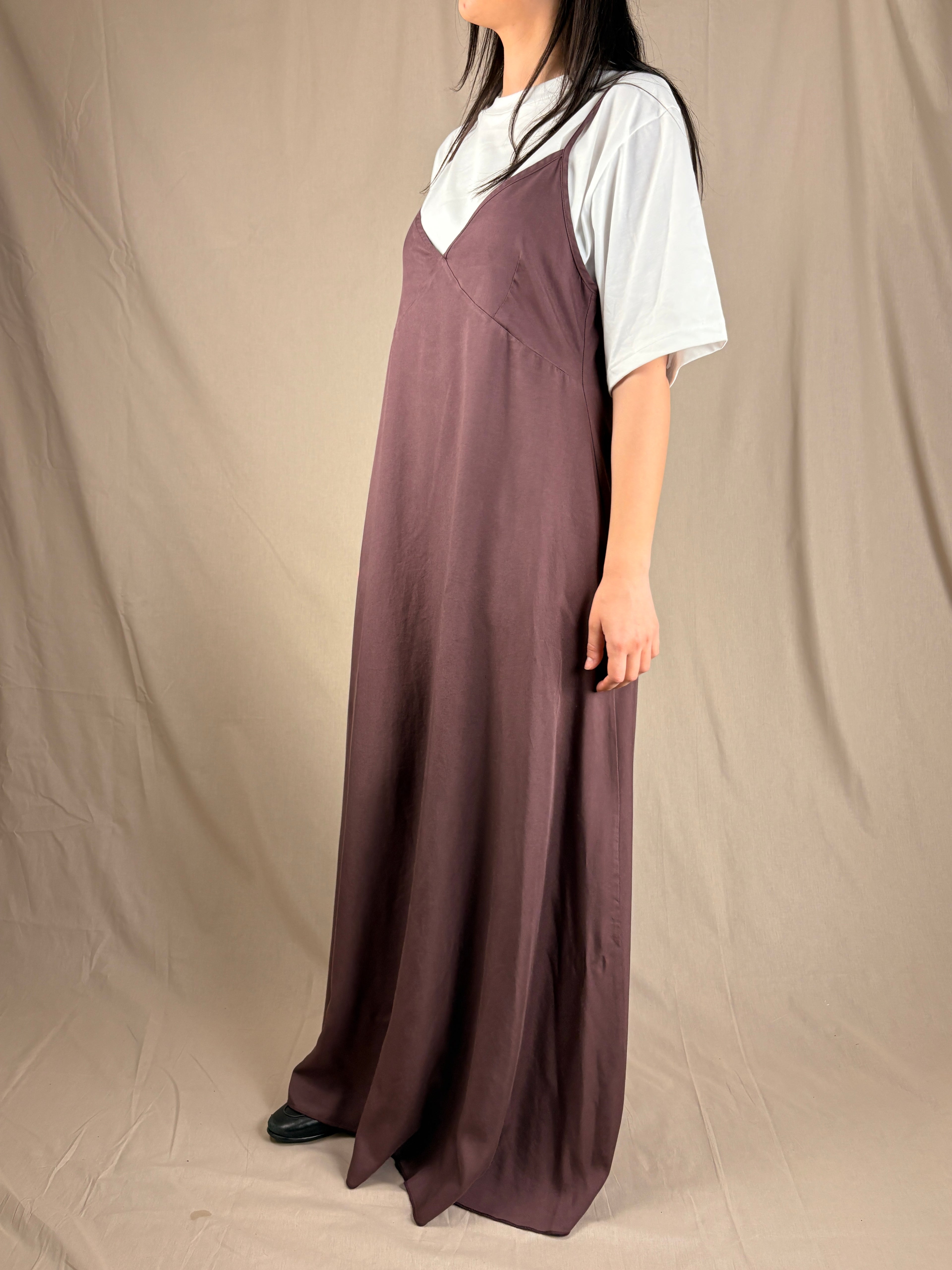 Robe nuisette toucher peau de pêche figue
