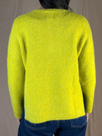 Maglia mohair lime