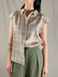 Chemise Écossaise Cannelle
