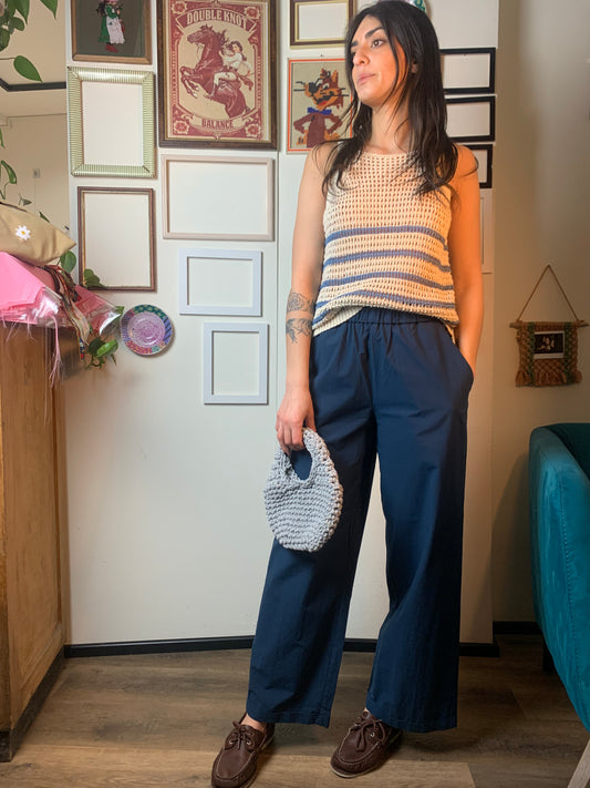 Top maglia marinaretto