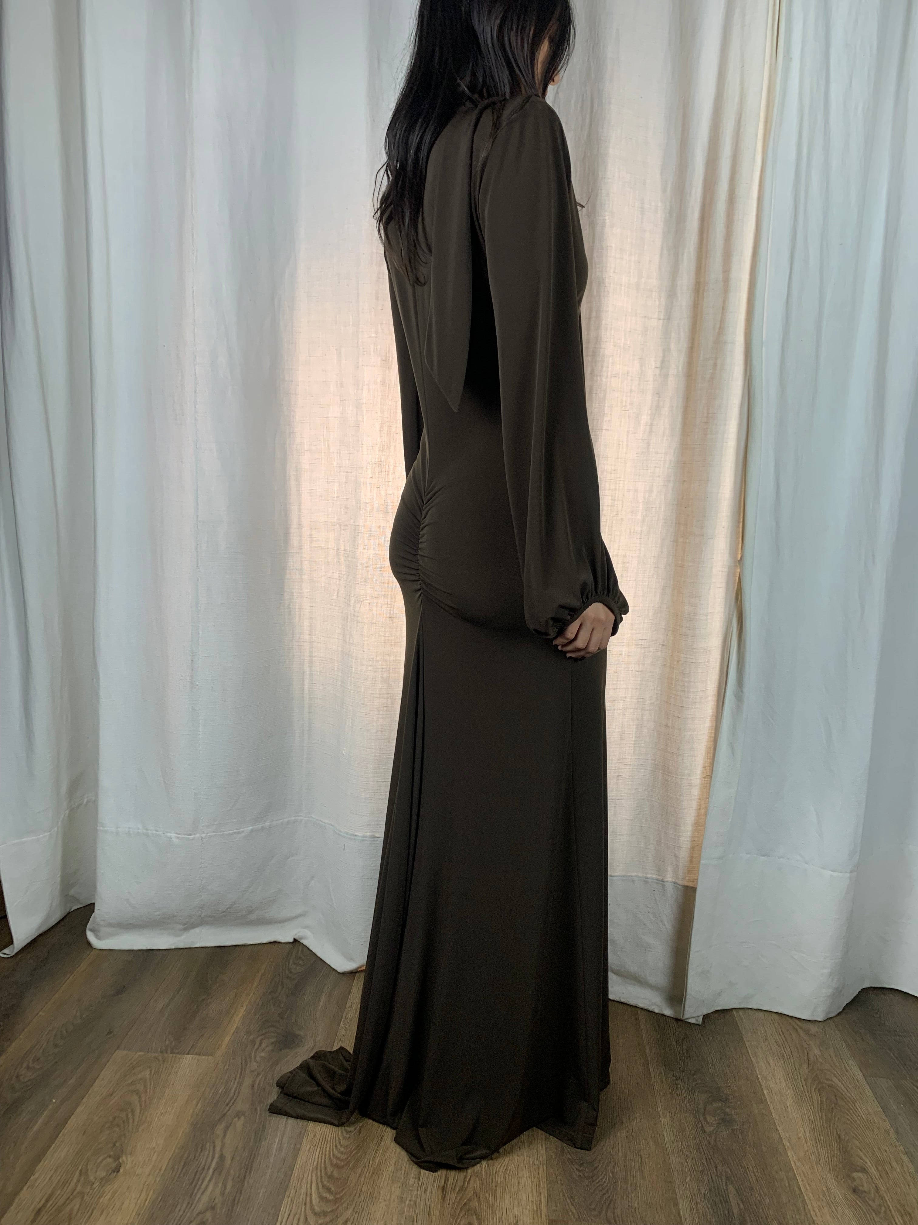 Abito sirena cioccolato