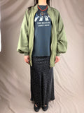 Bomber oversize verde militare