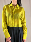Camicia Preziosa Crop Lime