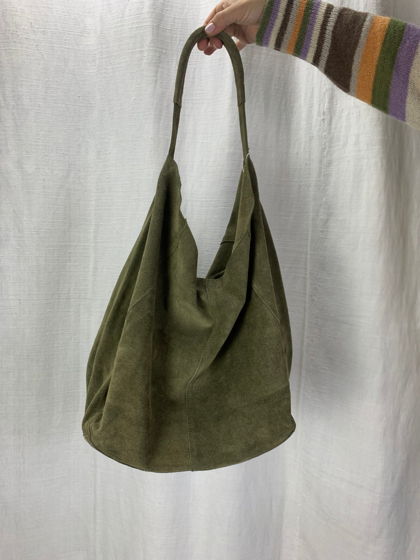 Borsa a spalla khaki