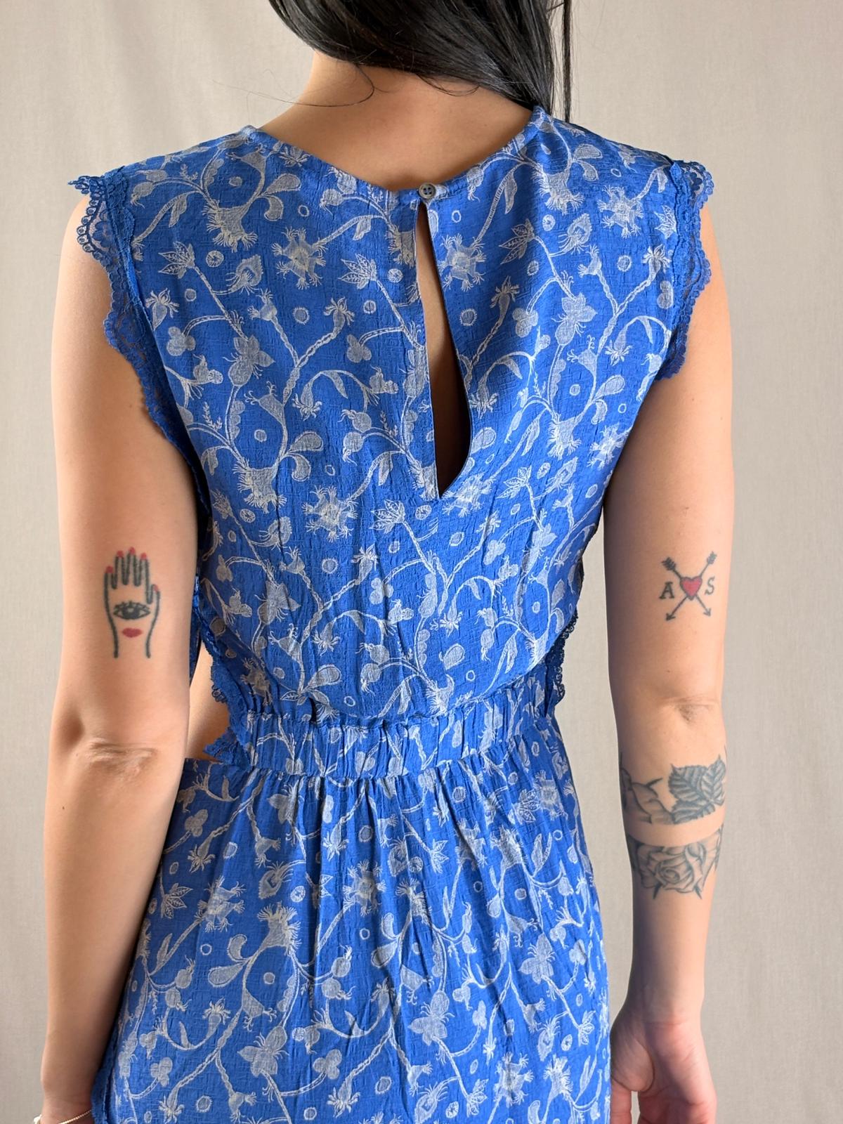 Abito Bluette cut out