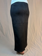 Gonna Pencil suede nera