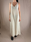 Robe croisée écrue