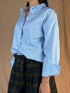Camicia ricamo rosso
