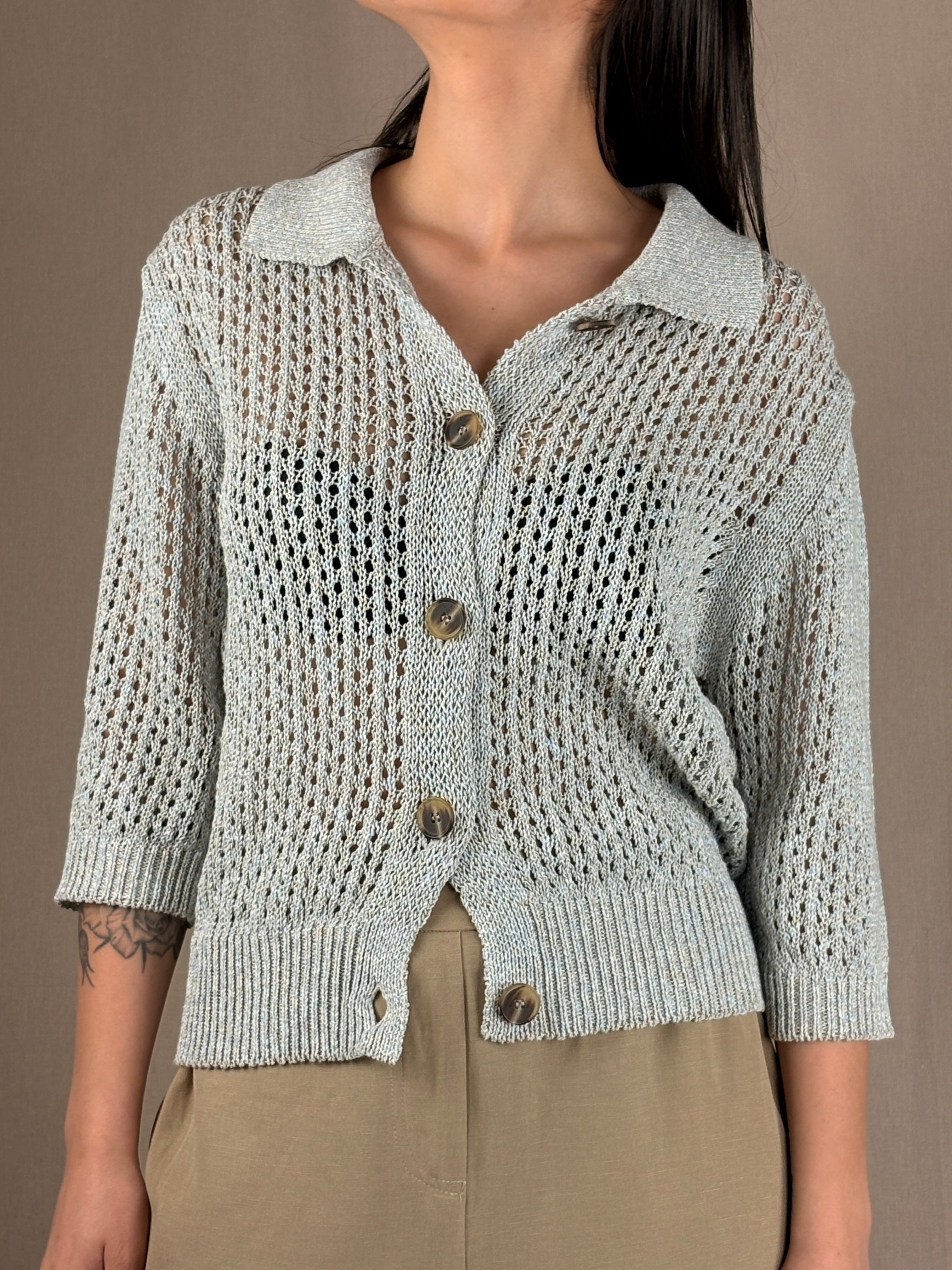 T-shirt gris chiné