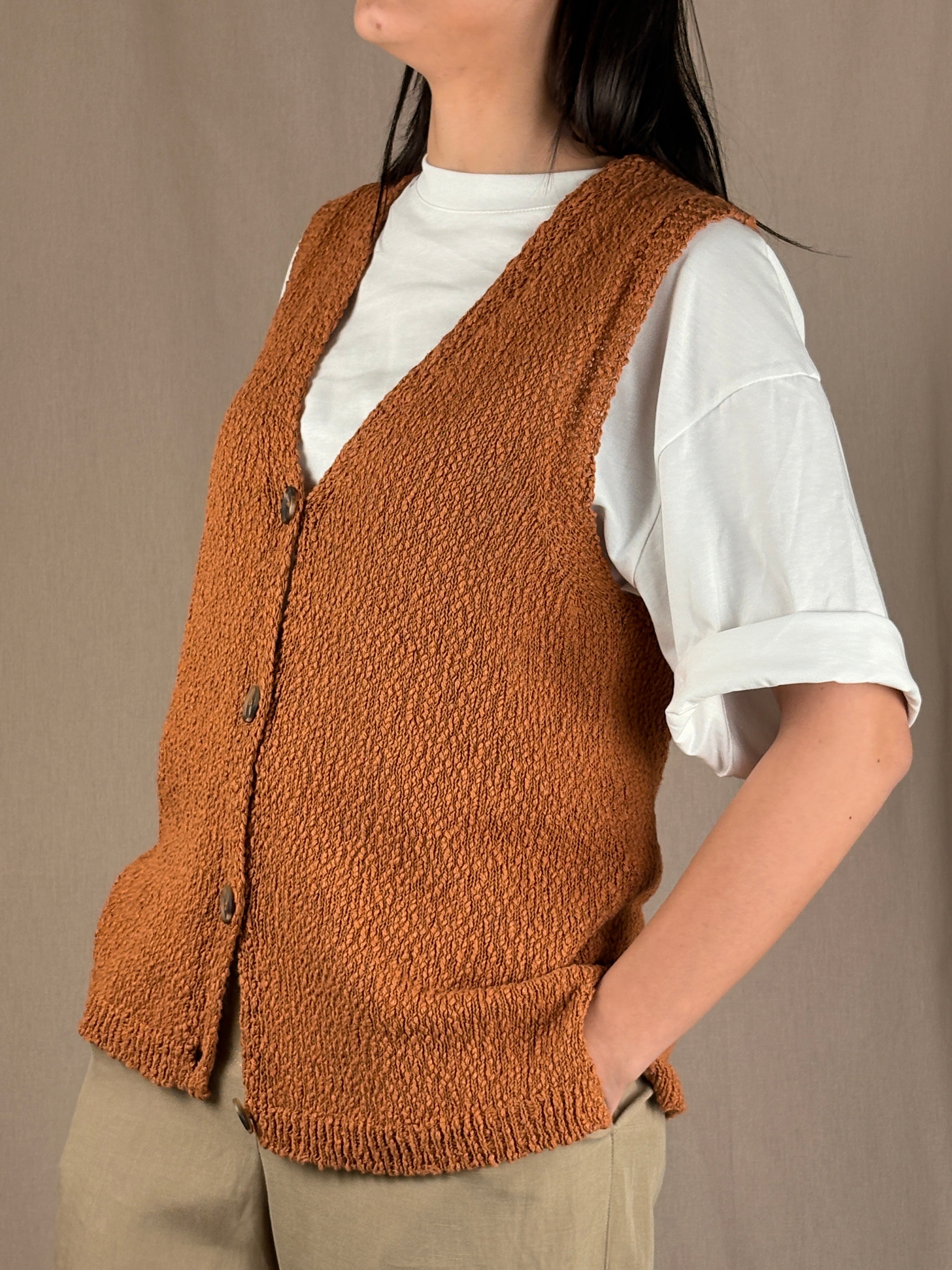 Gilet bouclé