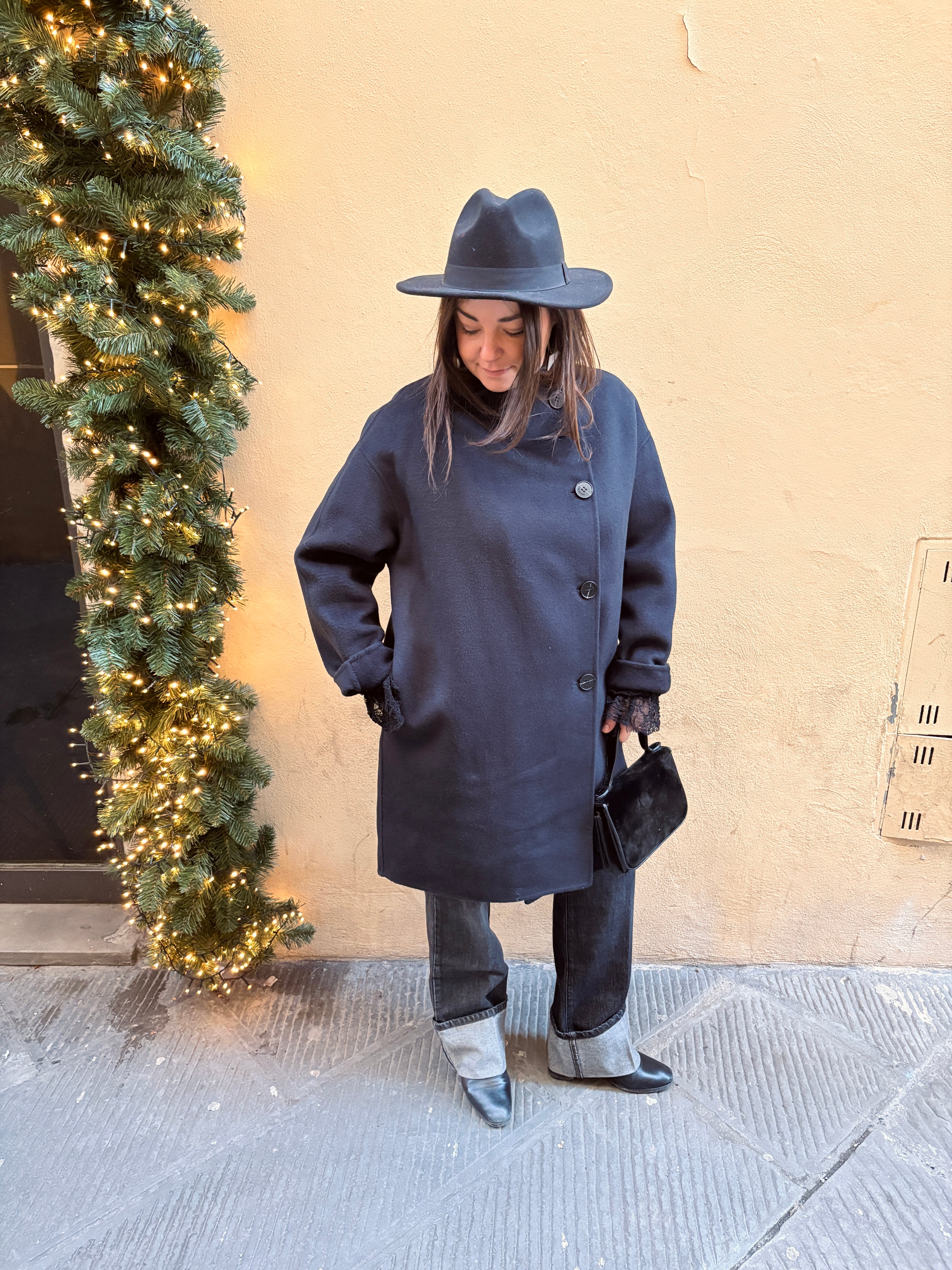 Cappotto sartoriale blu