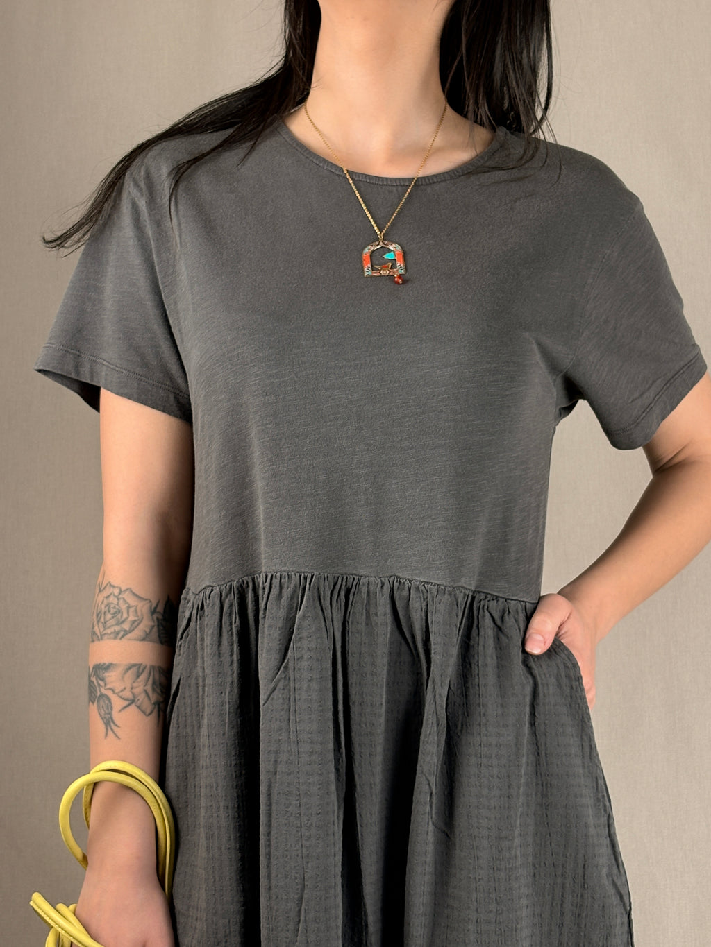 Abito t shirt Carbone