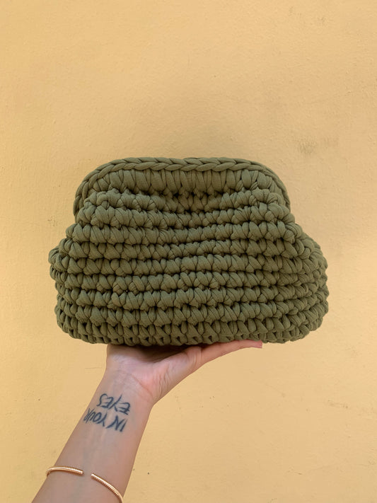 Clutch in maglia