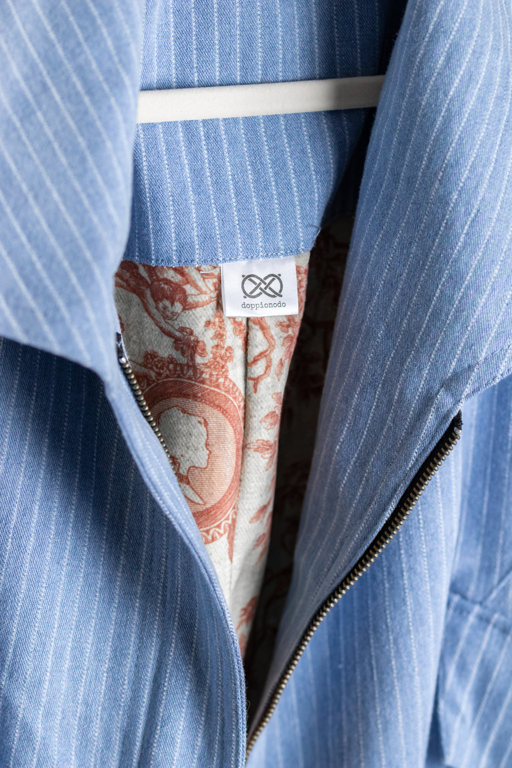 Bomber AURA Denim Gessato