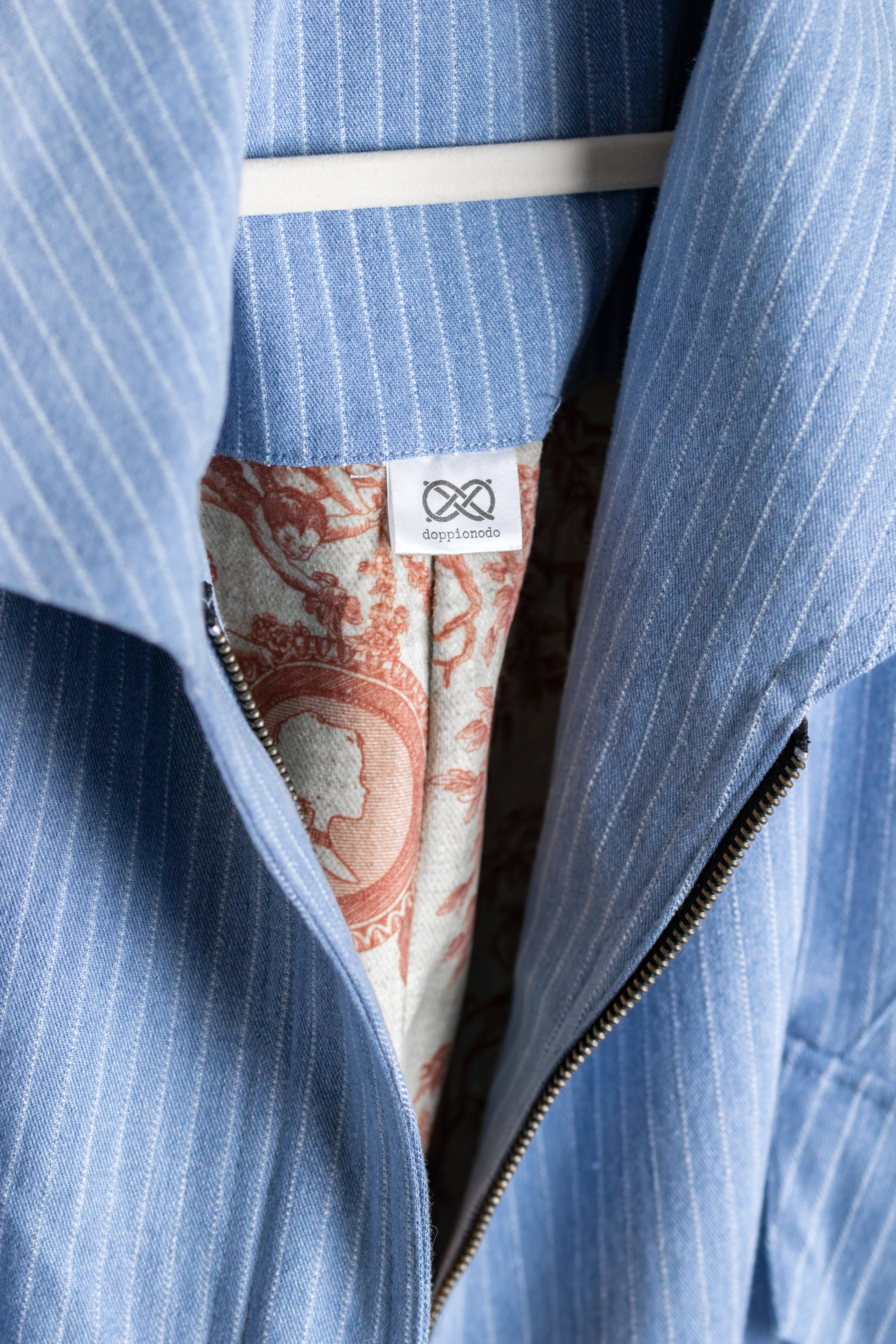 Bomber AURA Denim Gessato