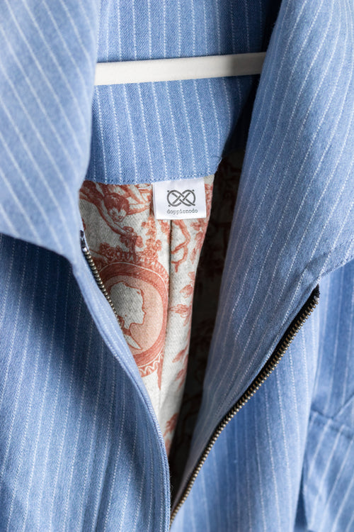 Bomber AURA Denim Gessato