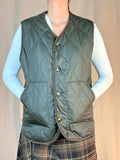 Gilet reversibile tartan Arancio