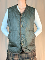Gilet reversibile tartan Arancio