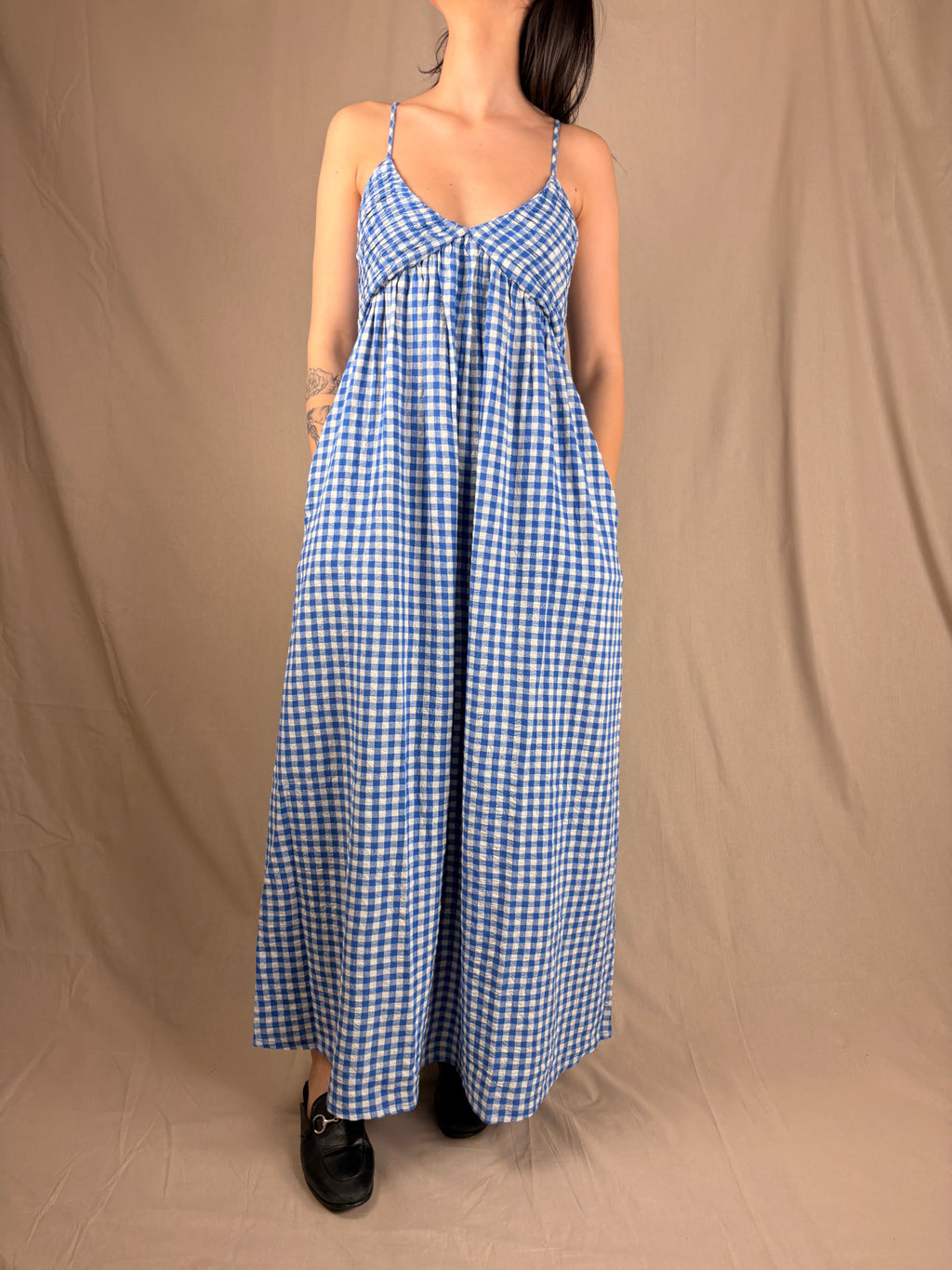 Abito Vichy Bluette