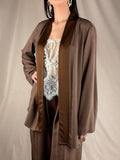 Giacca Kimono completo Cioccolato
