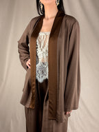 Veste Kimono complète Chocolat