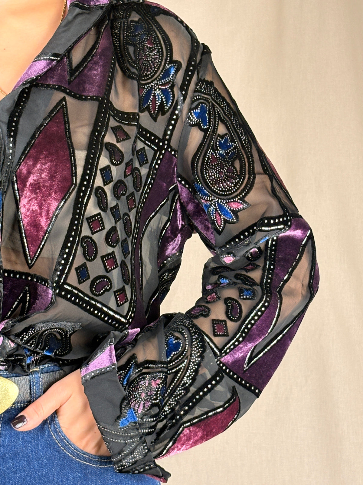 Camicia body gioiello