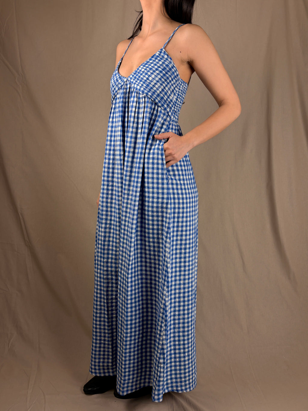 Abito Vichy Bluette