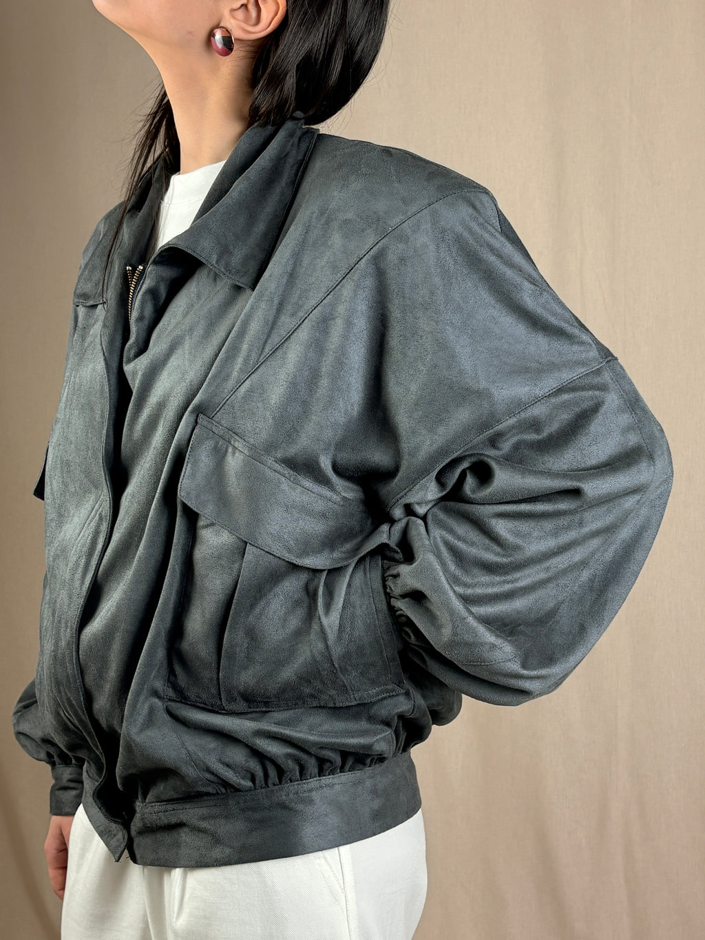 Bomber AURA grigio grafite