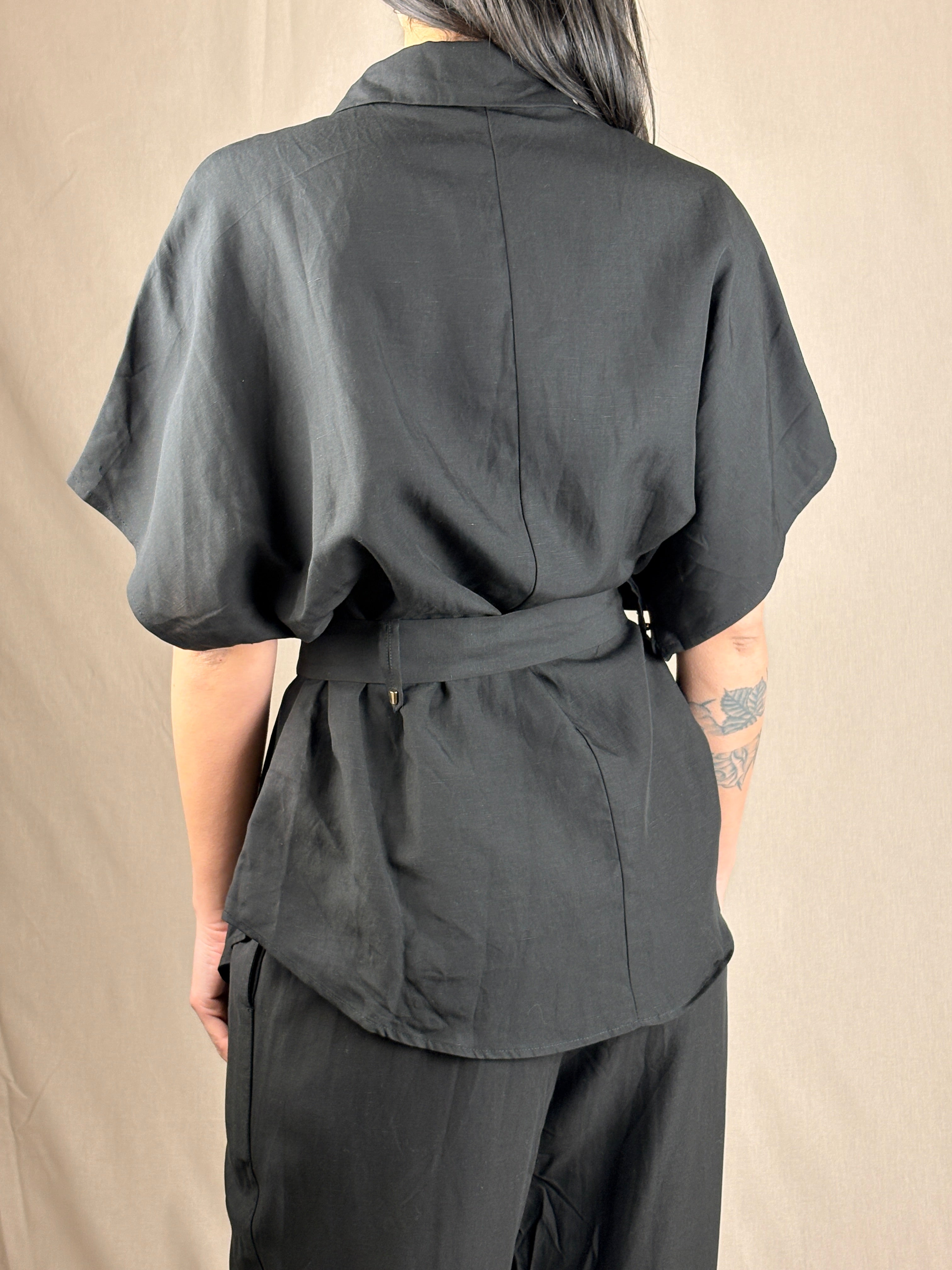 Camicia Sahariana Nero