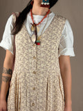 Robe Chemise Fantaisie Crème